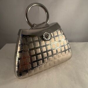 The “perfect” lil’ silver handbag.